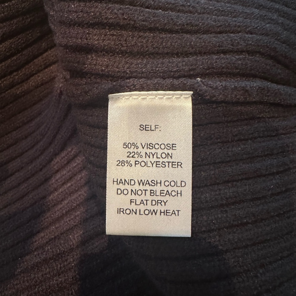 NWT! Vici Black Ribbed Puff Sleeve Sweater Dress - Picture 7 of 10